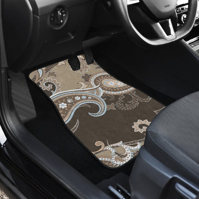 Brown Decor Car Floor Mats