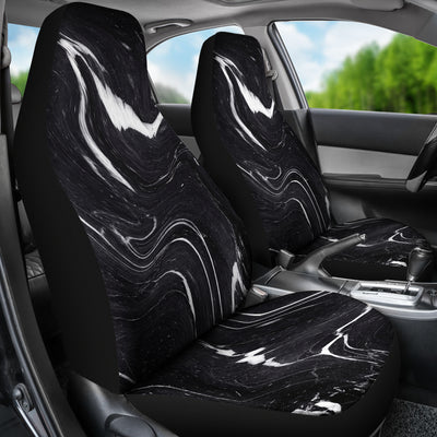 Black & White Swirls Car Seat Covers