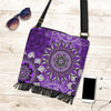 Purple Floral Mandalas Crossbody Bag