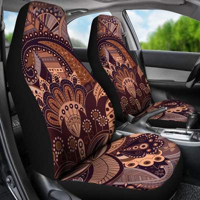 Brown Decor Car Seat Covers