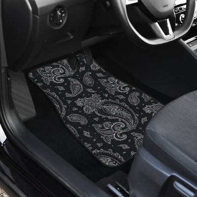 Black Elegant Decor Car Floor Mats