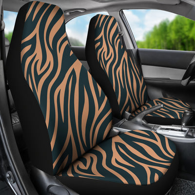 Brown Abstract Car Seat Covers