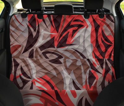 Abstract Tribal Car Back Seat Pet Cover