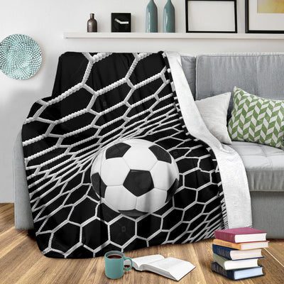 Soccer Ball Net Blanket