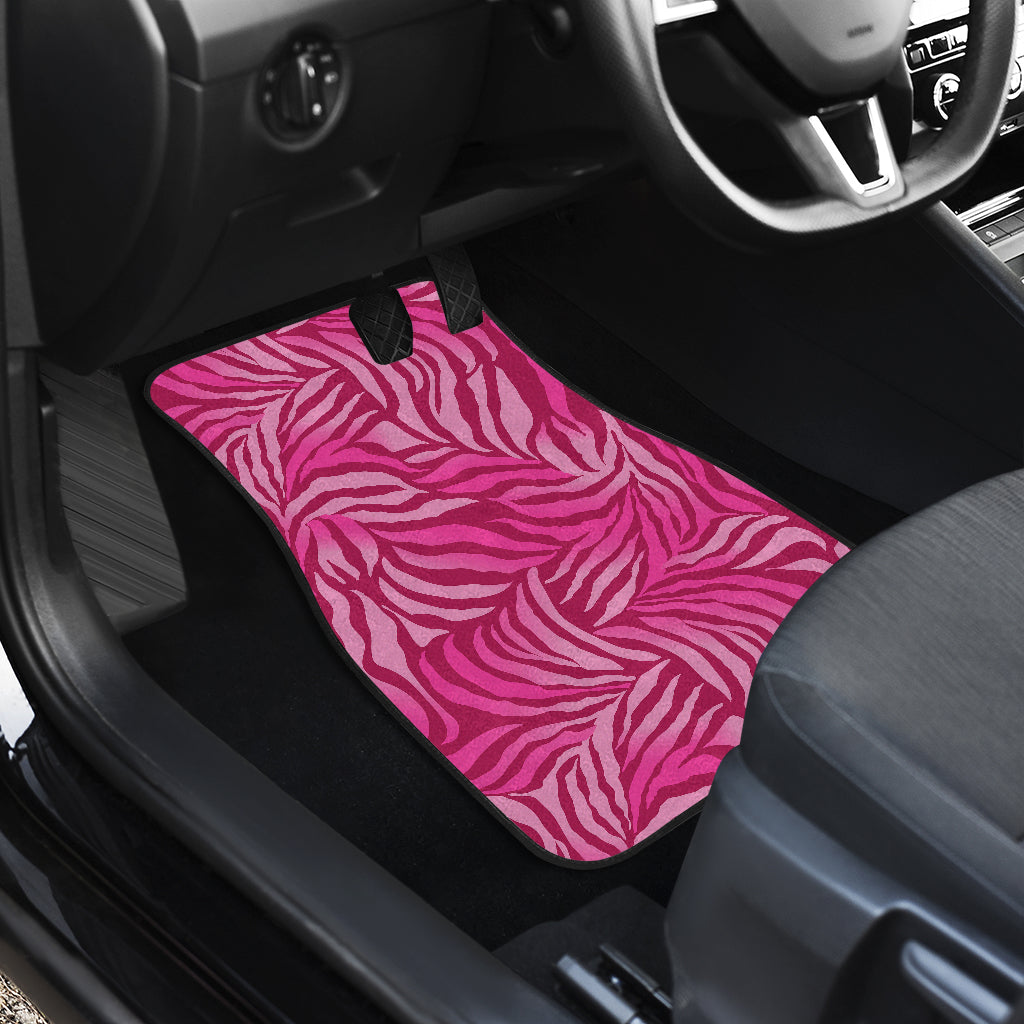Pink Abstract Car Floor Mats