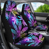 Colorful Weed Plant Car Seat Covers