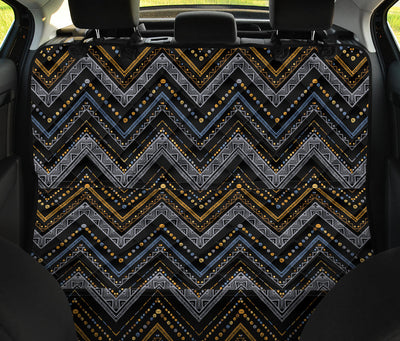 Ethnic Zig Zag Car Back Seat Pet Cover