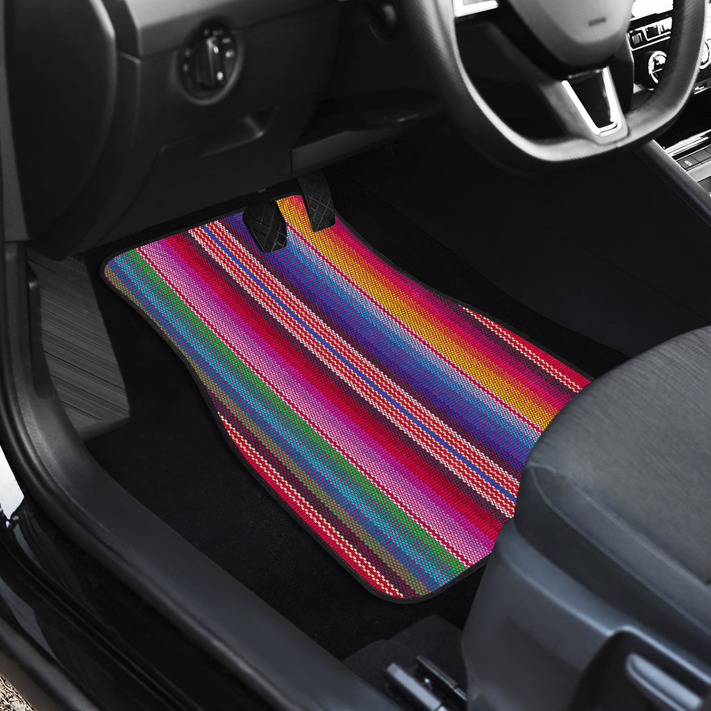 Colorful Rainbow Stripes Car Floor Mats