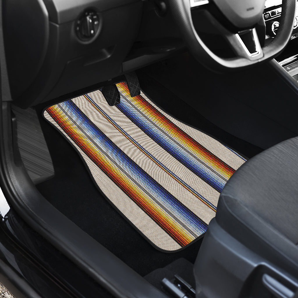 Rainbow Stripes Car Floor Mats