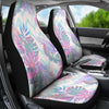 Pink Leaves Zig Zag Car Seat Covers