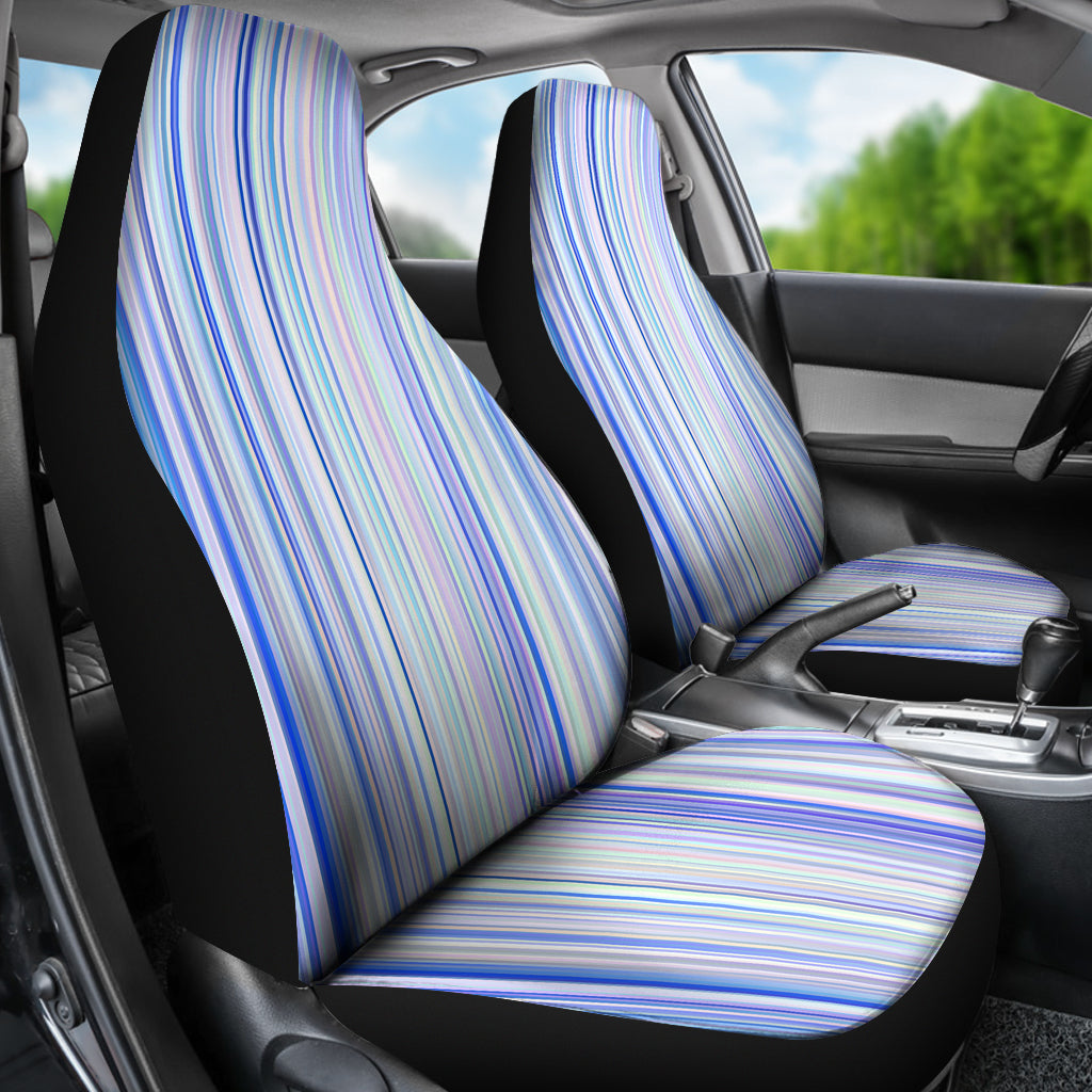Blue Streaks Car Seat Covers