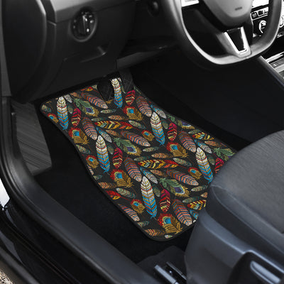 Colorful Feathers Car Floor Mats