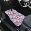 Blue Purple Abstract Car Floor Mats