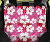 Pink Aloha Flowers Car Back Seat Pet Cover