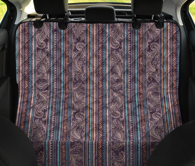 Persian Print Car Back Seat Pet Cover