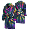 Mens Colorful Neon Tie Dye Bath Robe