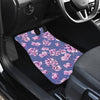 Blue Floral (2) Car Floor Mats