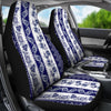 Blue & White Elegant Decor Car Seat Covers