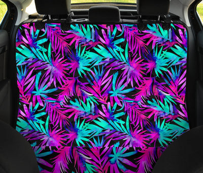 Colorful Neon Plants Car Back Seat Pet Cover