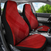 Red Diagonal Abstract Car Seat Covers