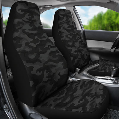 Dark Grey Camouflage Car Seat Covers
