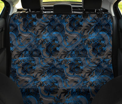 Blue Dragon Car Back Seat Pet Cover
