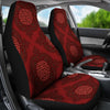 Red Oriental Car Seat Covers