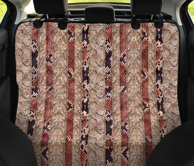 Knit-Print Stripes Car Back Seat Pet Cover