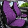 Purple Confetti Print Car Seat Covers