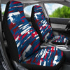 Abstract Red White & Blue Car Seat Covers