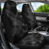 Dark Grey Grunge Tie Dye Car Seat Covers