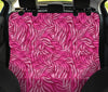 Pink Abstract Car Back Seat Pet Cover