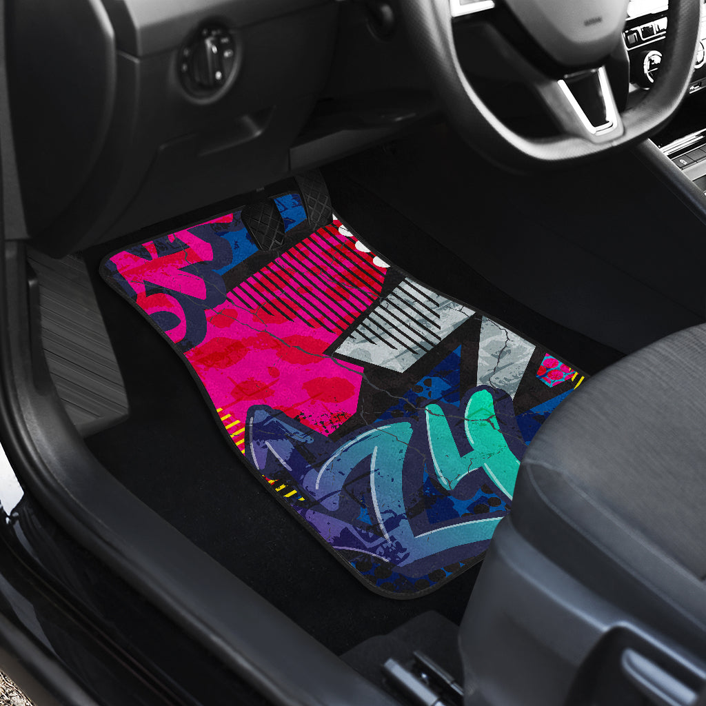 Colorful Graffiti Car Floor Mats