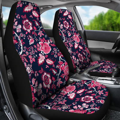 Pink Red Flowers Car Seat Covers