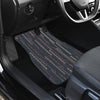 Boho Chic Bohemian Stripes Car Floor Mats