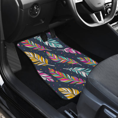 Colorful Feathers Car Floor Mats