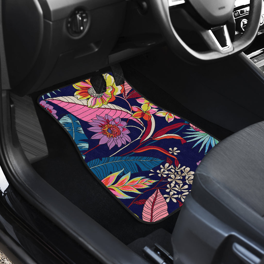 Colorful Flowers Car Floor Mats