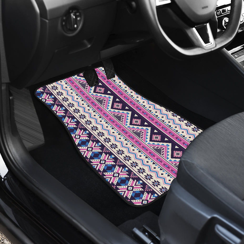 Pink Ethnic Car Floor Mats