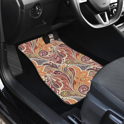 Brown Elegant Decor Car Floor Mats