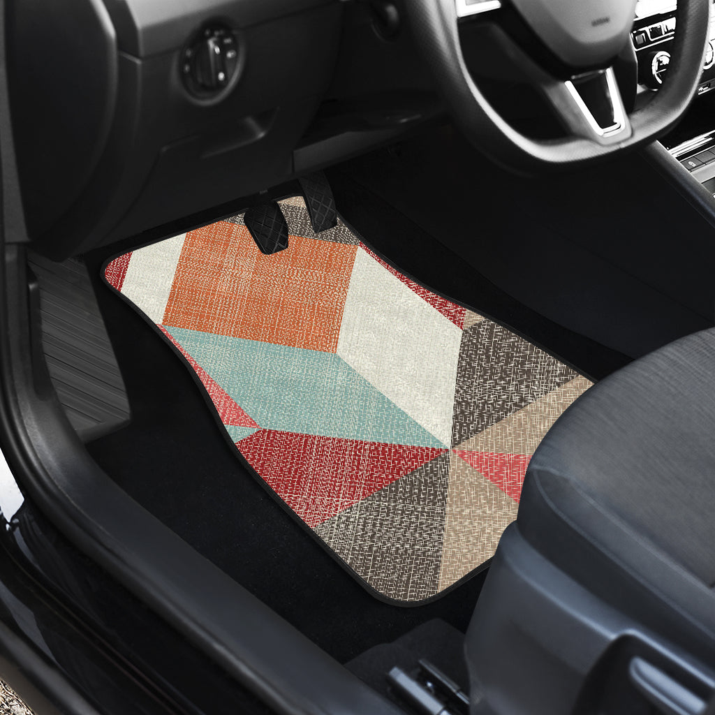 Abstract Diagonal Car Floor Mats