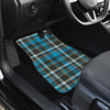 Blue Plaid Car Floor Mats