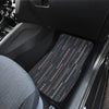 Boho Chic Bohemian Stripes Car Floor Mats