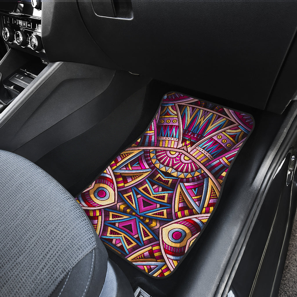 Colorful Tribal Pattern Car Floor Mats