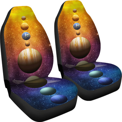 Solar System Planets Car Seat Covers