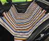 Rainbow Stripes Car Back Seat Pet Cover
