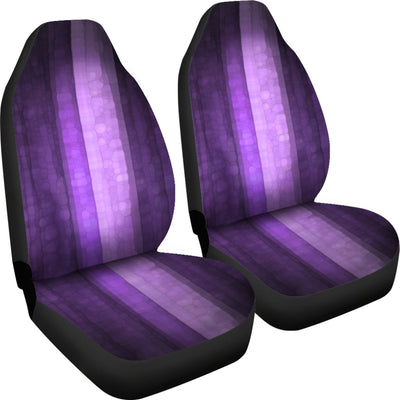 Purple Stripes Car Seat Covers