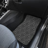 Dark Grey Abstract Pattern Car Floor Mats