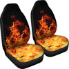 Burning Fire Car Seat Covers