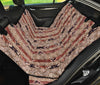 Knit-Print Stripes Car Back Seat Pet Cover