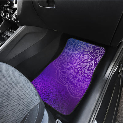 Purple Mandalas Car Floor Mats